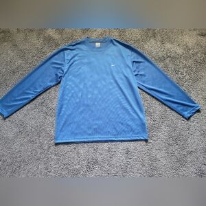 Nike Men’s Long Sleeve Performance Tee - Blue Size XL *NWOT*
